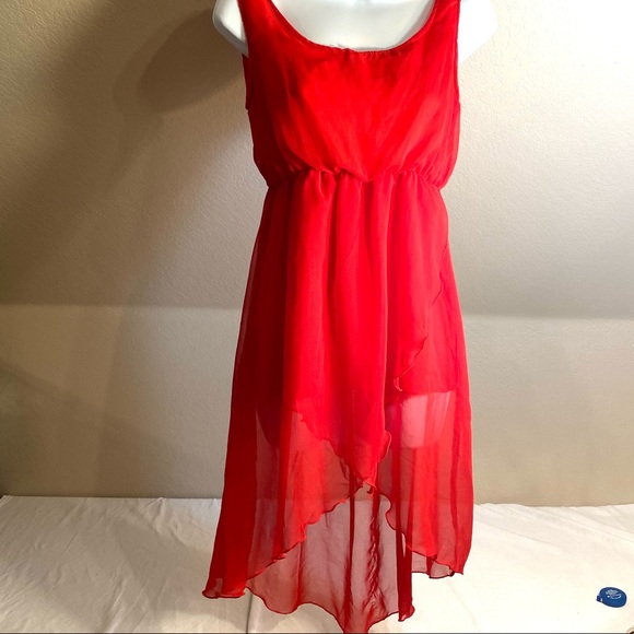 💋3/$10 Red summer dress/swimsuit coverup - Picture 9 of 9